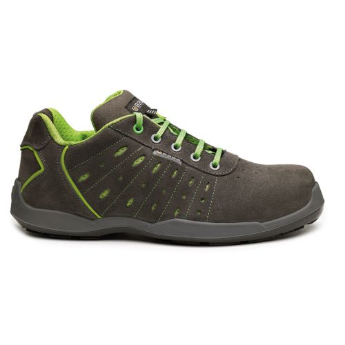 Base B0671 Ace Félcipő S1PL FO SR Szürke/Lime - 38