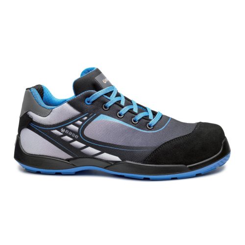 Base B0676 Bowling/Tennis Félcipő S3L FO SR Fekete/Kék - 46