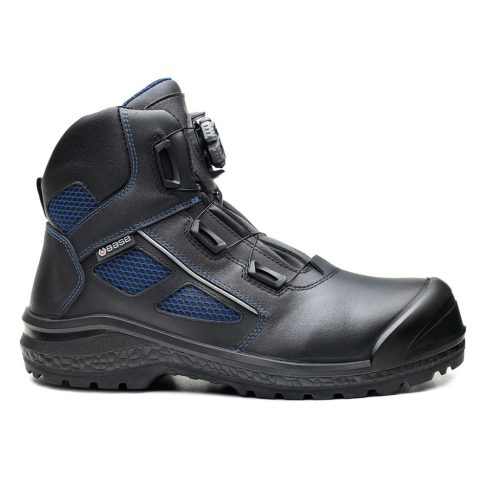 Base B0821 Be-Fast Top Bokacipő S3 HRO CI HI SRC Fekete/Kék - 39