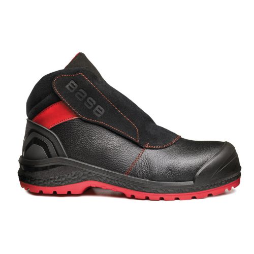 Base B0880 Sparkle Bokacipő S3 HRO CI HI SRC Fekete/Piros - 37
