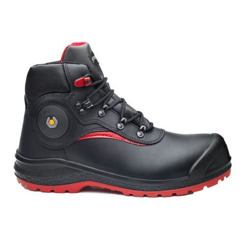 Base B0891 Be-Stone Bokacipő S3 CR HRO CI HI AN SRC Fekete/Piros - 36