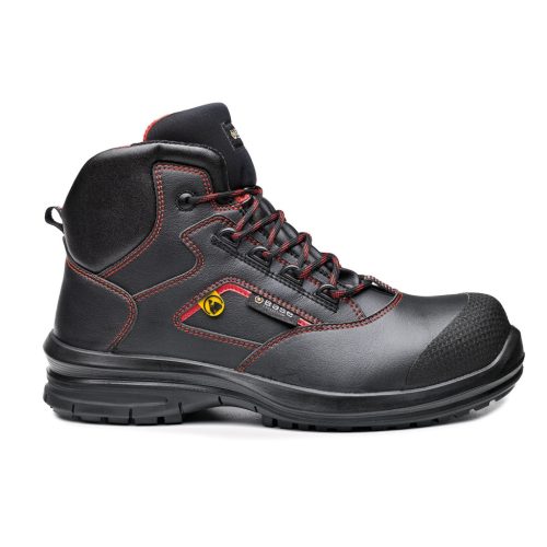 Base B0958 Matar Top Bokacipő S3 ESD SRC Fekete/Piros - 37