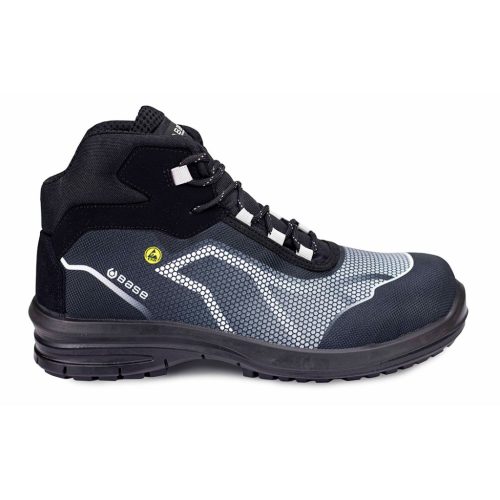 Base B0979E Oren Top Bokacipő S3 SRC ESD Fekete/Szürke - 44