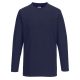 Portwest B196 Hosszú ujjú póló Navy - XL