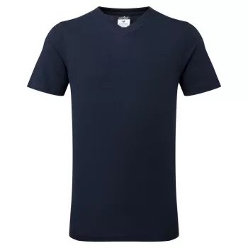 Portwest B197 V-nyakú pamut póló Navy - 3XL