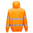 Portwest B305 Hi-Vis zippzáros pulóver Narancs - L