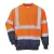 Portwest B306 Kéttónusú Hivis pulóver Narancs/Navy - S