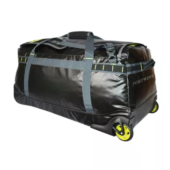   Portwest B951 PW3 100L Vízálló Duffle gurulós táska Fekete