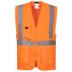 Portwest C357 Hi-Vis Executive mellény tablet zsebbel Narancs - L