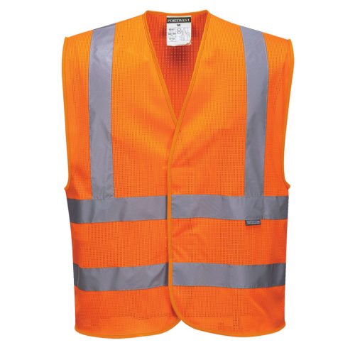 Portwest C370 MeshAir Band & Brace mellény Narancs - 4XL/5XL
