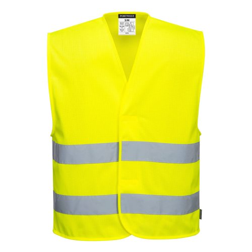 Portwest C374 MeshAir Hi-Vis kéttónusú mellény Sárga - 4XL/5XL