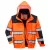 Portwest C466 Hi-Vis Classic Bomber dzseki Narancs/Fekete - XS