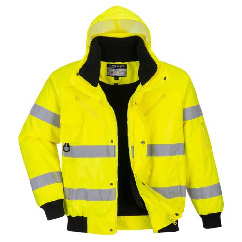 Portwest C467 Hi-Vis 3 az 1-ben bomber dzseki Sárga - 3XL