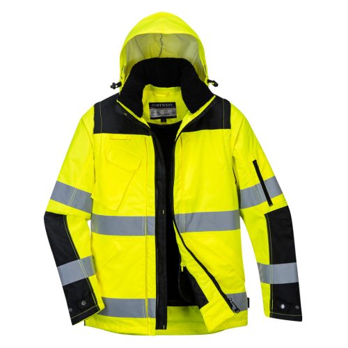 Portwest C469 3 az 1-ben kabát Sárga/Fekete - XXL