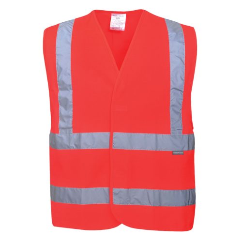 Portwest C470 Jól láthatósági mellény Piros - L/XL