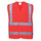 Portwest C470 Jól láthatósági mellény Piros - L/XL