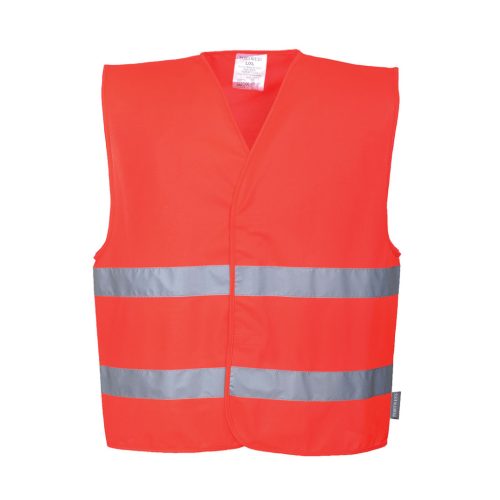 Portwest C474 Jól láthatósági mellény Piros - L/XL