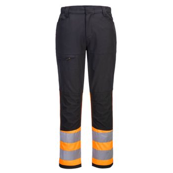   Portwest CD888 WX2 Eco Hi-Vis 1. osztályú Eco Hi-Vis szerviznadrág Narancs/Fekete - 28