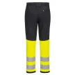 Portwest CD888 WX2 Eco Hi-Vis 1. osztályú Eco Hi-Vis szerviznadrág Sárga/Fekete - 48