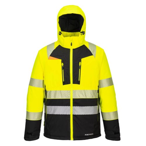 Portwest DX430 DX4 Hi-Vis Class 2 télikabát Sárga/Fekete - S