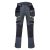 Portwest DX440 DX4 nadrág lezippzározható lengőzsebbel Mole szürke - 48