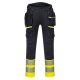Portwest DX445 DX4 Hi-Vis levehető holster zsebes Class 1 nadrág Sárga/Fekete - 28