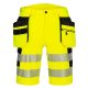 Portwest DX446 DX4 Hi-Vis Holster rövidnadrág Sárga/Fekete - 42