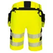 Portwest DX446 DX4 Hi-Vis Holster rövidnadrág Sárga/Fekete - 40