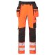 Portwest DX454 DX4 Hi-Vis nadrág lezippzározható lengőzsebbel Narancs/Fekete - 33