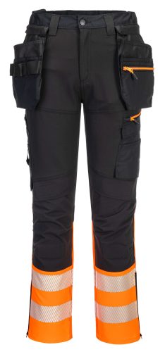 Portwest DX457 DX4 Hi-Vis class 1 craft nadrág Narancs/Fekete - 28