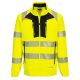 Portwest DX477 DX4 Hi-Vis kapucnis cipzáras pulóver Sárga/Fekete - S