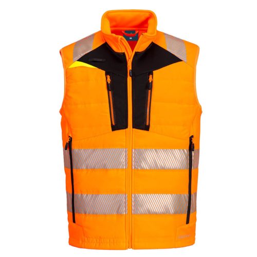 Portwest DX479 DX4 Hi-Vis Softshell Mellény Narancs/Fekete - L