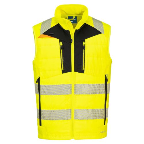 Portwest DX479 DX4 Hi-Vis Softshell Mellény Sárga/Fekete - M