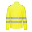Portwest DX481 DX4 Hi-Vis Zip Base felső Sárga/Fekete - S