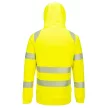 Portwest DX482 DX4 Hi-Vis 1/4 zippzáras kapucnis pulóver Sárga/Fekete - XL