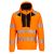 Portwest DX484 DX4 Hi-Vis kapucnis pulóver Narancs/Fekete - XL