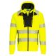 Portwest DX484 DX4 Hi-Vis kapucnis pulóver Sárga/Fekete - M