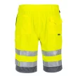 Portwest E043 Hi-Vis rövidnadrág Sárga/Szürke - M