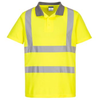   Portwest EC10 Eco Hi-Vis S/S póló (6-os csomag) Sárga - XL