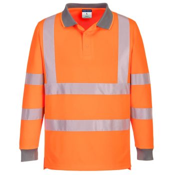   Portwest EC11 Eco Hi-Vis L/S póló (6-os csomag) Narancs - M