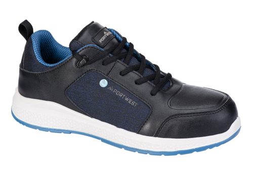 Portwest FC07 Eco Composite Trainer S3S SR Fekete/Kék - 42