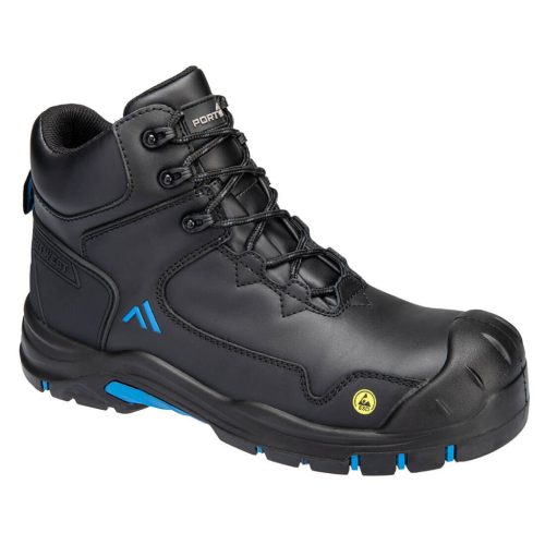 Portwest FC18 Apex Composite Mid bakancs S3S ESD HRO SR SC FO Fekete/Kék - 39
