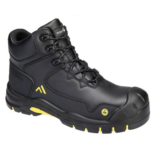 Portwest FC18 Apex Composite Mid bakancs S3S ESD HRO SR SC FO Fekete/Sárga - 46