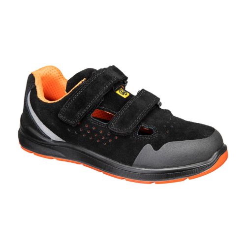 Portwest FE08 Steelite szandál S1P ESD SR FO Fekete/Szürke - 46