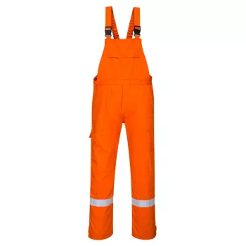 Portwest FR27 Bizflame Plus kantáros nadrág Narancs - S
