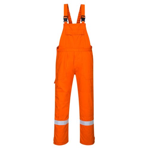 Portwest FR27 Bizflame Plus kantáros nadrág Narancs - L