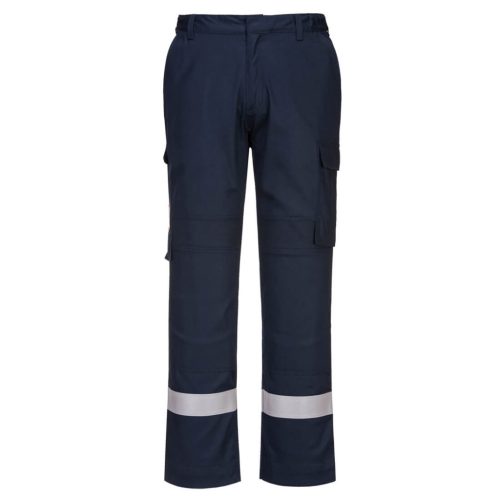 Portwest FR401 Bizflame Plus Lightweight Stretch lángálló nadrág Navy - XXL