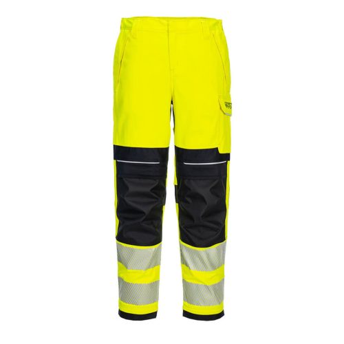 Portwest FR409 PW3 FR Hi-Vis női lángálló nadrág Sárga/Fekete - 28