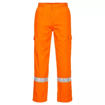   Portwest FR412 FR Lightweight antisztatikus nadrág Narancs - S