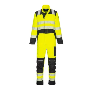   Portwest FR507 PW3 FR Hi-Vis lángálló overál Sárga/Fekete - S